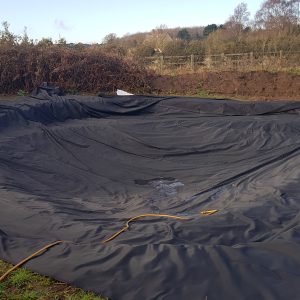 0.75mm EPDM Green seal rubber pond liner