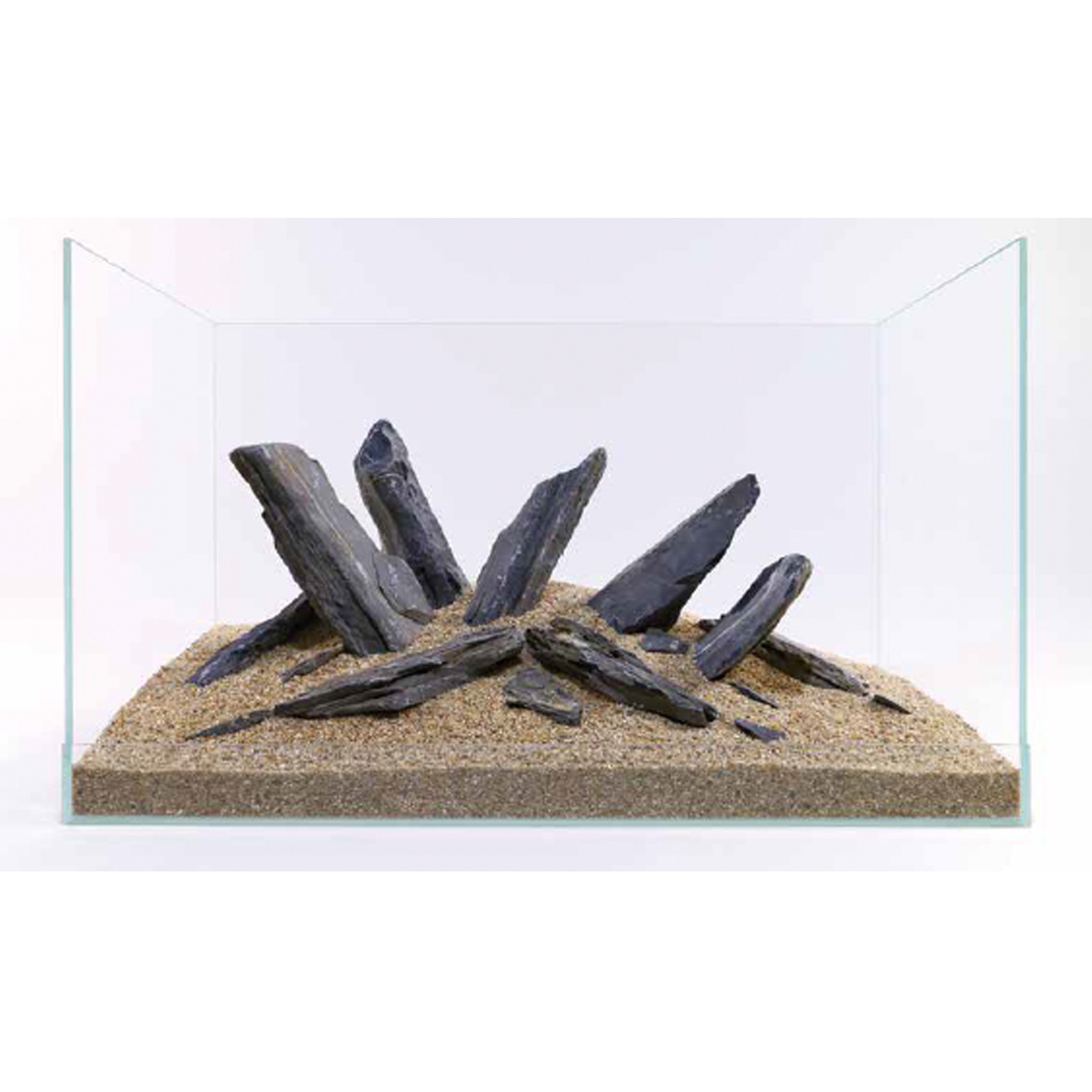 Black Knife stone aquariums hardscape-small